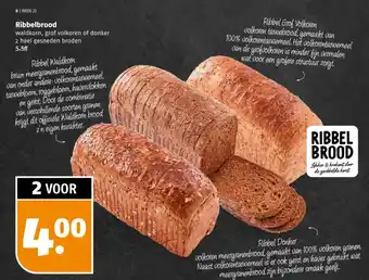 Poiesz Ribbelbrood aanbieding