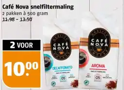 Poiesz Café Nova snelfiltermaling aanbieding