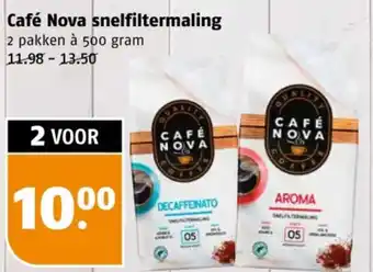 Poiesz Café Nova snelfiltermaling aanbieding