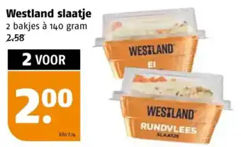 Poiesz Westland slaatje aanbieding