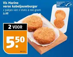 Poiesz Vis Marine verse kabeljauwburger aanbieding