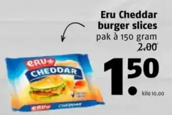 Poiesz Eru Cheddar burger slices aanbieding