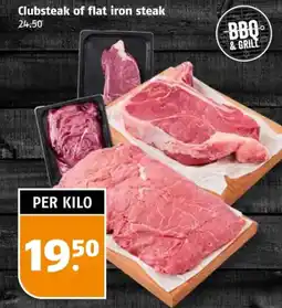 Poiesz Clubsteak of flat iron steak aanbieding