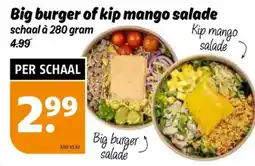 Poiesz Big burger of kip mango salade aanbieding