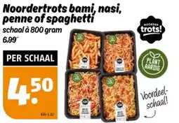 Poiesz Noordertrots bami, nasi, penne of spaghetti aanbieding