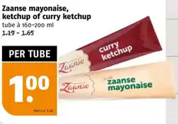 Poiesz Zaanse mayonaise, ketchup of curry ketchup aanbieding