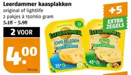 Poiesz Leerdammer kaasplakken aanbieding