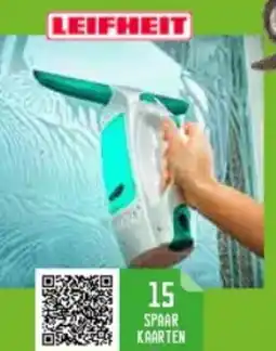 Poiesz Leifheit Dry & clean raamzuiger met steel aanbieding