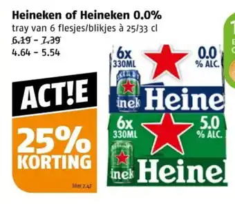 Poiesz Heineken of Heineken 0.0% aanbieding