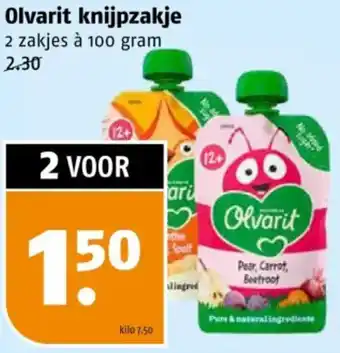 Poiesz Olvarit knijpzakje aanbieding
