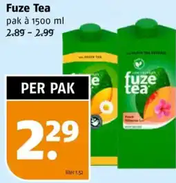 Poiesz Fuze Tea aanbieding