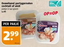 Poiesz Ouwehand partygarnalen cocktail of aioli aanbieding