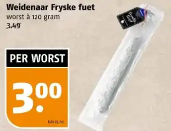 Poiesz Weidenaar Fryske fuet aanbieding
