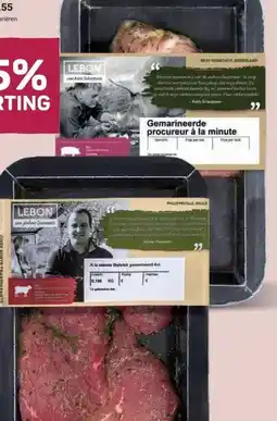 Ekoplaza PROCUREUR OF RUNDERBIEFSTUK A LA MINUTE aanbieding