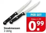 Hoogvliet Steakmessen 2-delig aanbieding