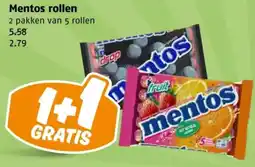 Poiesz Mentos rollen aanbieding