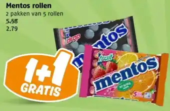 Poiesz Mentos rollen aanbieding