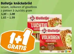 Poiesz Bolletje knäckebröd aanbieding