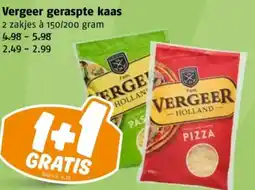 Poiesz Vergeer geraspte kaas aanbieding