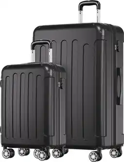ANWB Trvlmore Kofferset 2 Delig 38L Zwart aanbieding