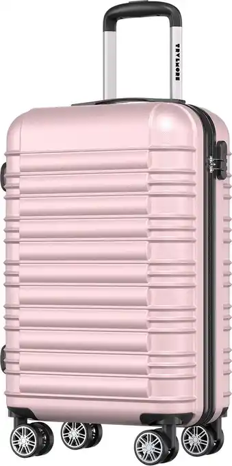 ANWB Trvlmore Handbagage Koffer 38L Lichtroze aanbieding