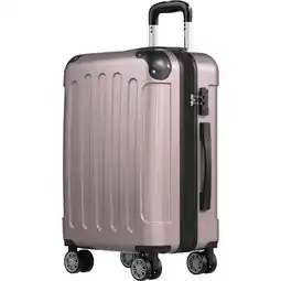 ANWB Trvlmore Handbagage Koffer 45L Lichtroze aanbieding