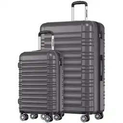 ANWB Trvlmore Kofferset 2 Delig 38L Donker Grijs aanbieding
