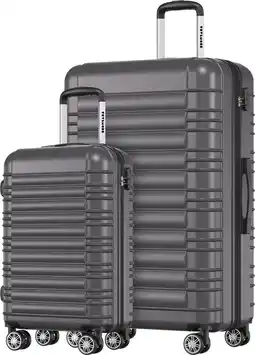 ANWB Trvlmore Kofferset 2 Delig 38L Donker Grijs aanbieding