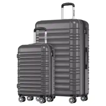 ANWB Trvlmore Kofferset 2 Delig 38L Donker Grijs aanbieding