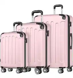ANWB Trvlmore Kofferset 3 Delig 38L Lichtroze aanbieding