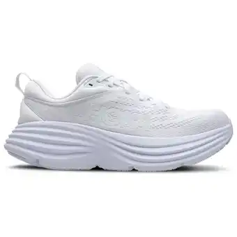 Foot Locker Hoka Bondi 8 Heren Schoenen - Wit - Maat: 42 - Mesh/Synthetisch - Foot Locker aanbieding
