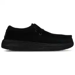 Foot Locker HEYDUDE Suede Heren Schoenen - Zwart - Maat: 43 - Suède - Foot Locker aanbieding