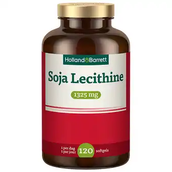 Holland & Barrett Holland & Barrett Soja Lecithine 1325mg - 120 softgels aanbieding