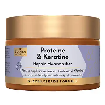 Holland & Barrett De Tuinen Proteïne & Keratine Repair Haarmasker - 250ml aanbieding