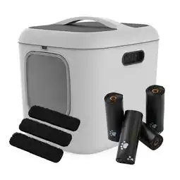 Zooplus Rotho MyPet BIALA actief koolfilter - Voorddelverpakking: 3 Koolstoffilters + Kattentoilet BIALA XL aanbieding