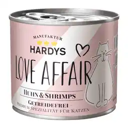Zooplus Voordeelverpakking 24x200g kip & Garnalen Hardys LOVE AFFAIR natvoer voor katten aanbieding