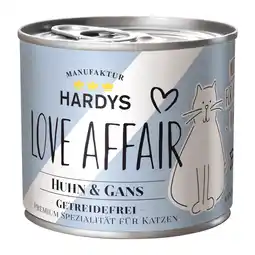 Zooplus Voordeelverpakking 24x200g kip & gans Hardys LOVE AFFAIR natvoer voor katten aanbieding
