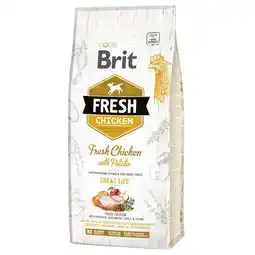 Zooplus Brit Fresh Kip met aardappel Adult Great Life - Dubbelpak: 2 x 12 kg aanbieding