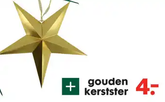 HEMA Gouden kerstster aanbieding