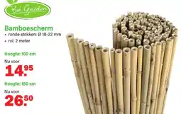 Van Cranenbroek Bel Garden Bamboescherm aanbieding