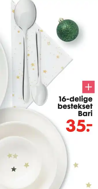 HEMA 16-delige bestekset Bari aanbieding