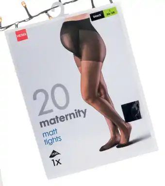 HEMA Zwanger- schapspanty 20 denier aanbieding