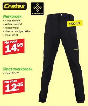 Van Cranenbroek Cratex Werkbroek aanbieding