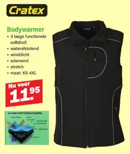 Van Cranenbroek Cratex Bodywarmer aanbieding