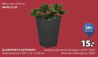 Jysk Blommor plantenbak aanbieding