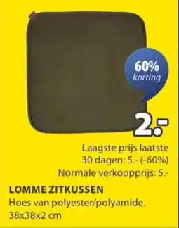 Jysk Lomme zitkussen aanbieding