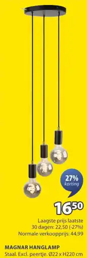 Jysk Magnar hanglamp aanbieding