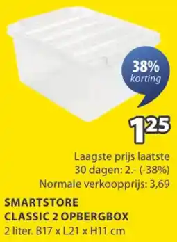 Jysk Smartstore classic 2 opbergbox aanbieding