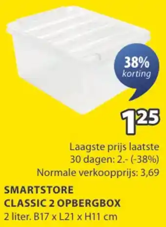 Jysk Smartstore classic 2 opbergbox aanbieding