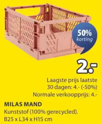 Jysk Milas mand aanbieding